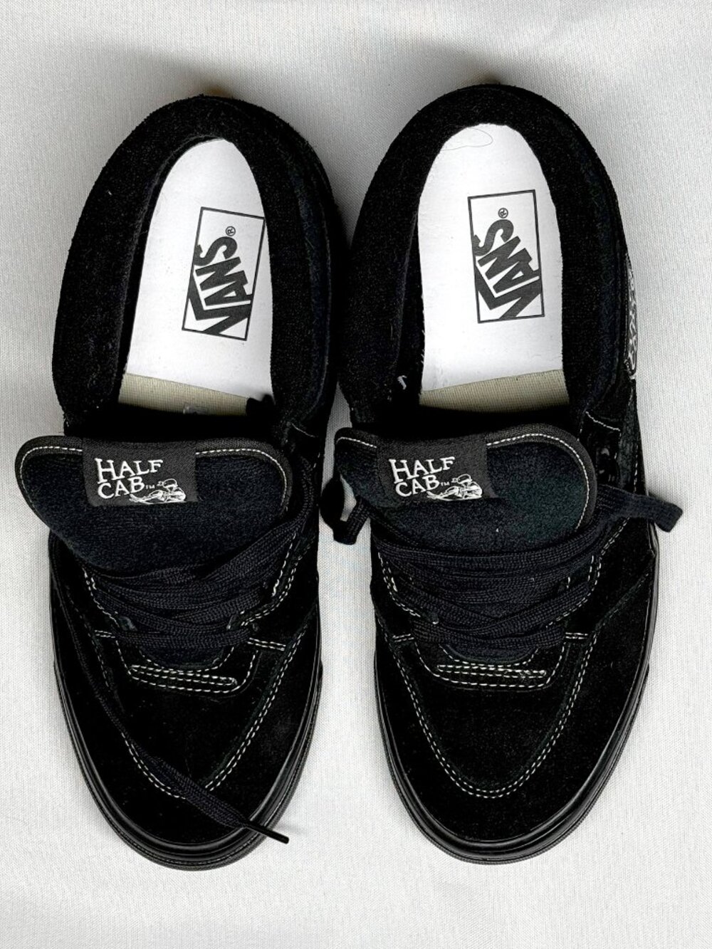 New Vans Half Cab Black Scales Sneakers Men's Size 9.5, Women's 11 rare - Picture 3 of 5